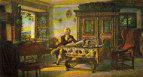 Mozart in His Room at the Kahlenberghaus near Vienna